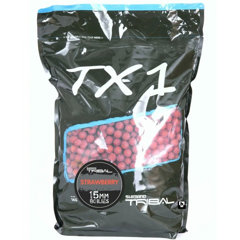 Бойлы Shimano Tribal TX1 5kg Strawberry