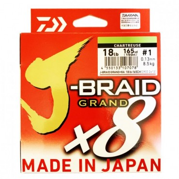 Плетеный шнур Daiwa J-Braid Grand X8 270m